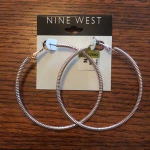 Rose gold hoops